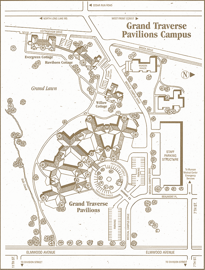GT Pavilions Campus Map